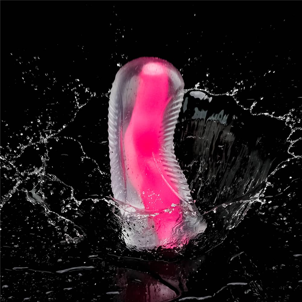 The 6 inches pink lumino play masturbator is fully washable