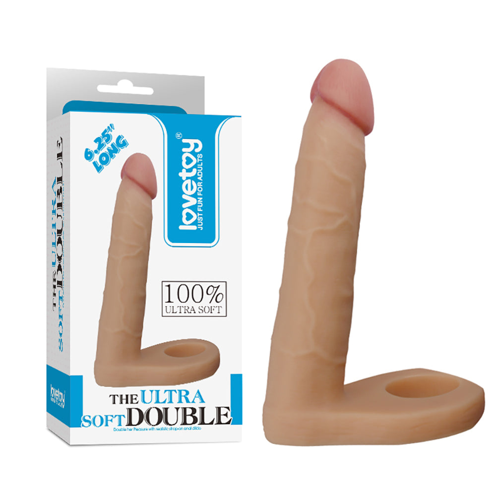 The packaging of the 6.25 inches wearable anal dildo 