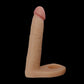 The 6.25 inches wearable anal dildo stands upright