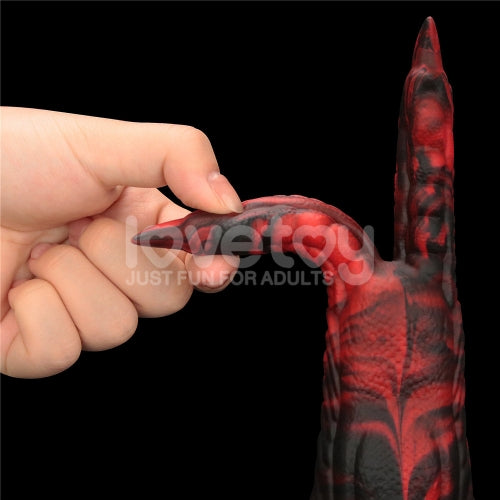 Savage Charm Double-Claw Vibrating Silicone Dildo