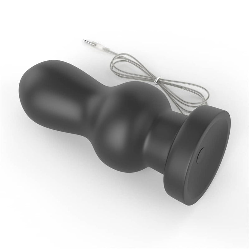 The 7 inches king sized vibrating anal rammer lays flat