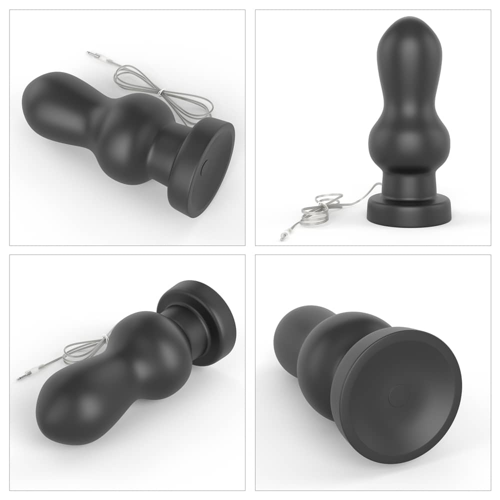 The different angles of the 7 inches king sized vibrating anal rammer