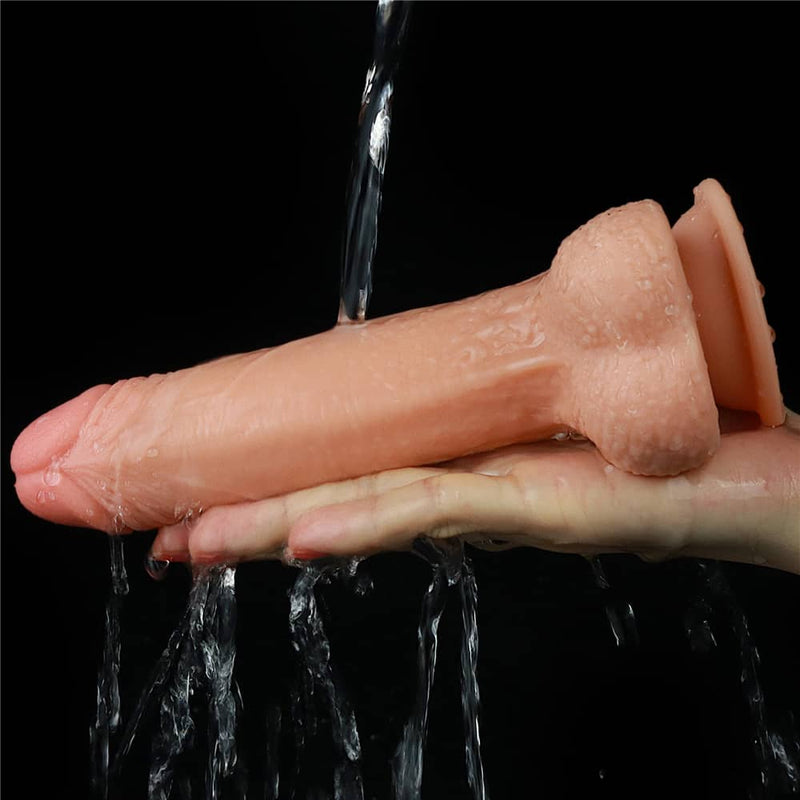 7'' Sliding Skin Dual Density Dildo