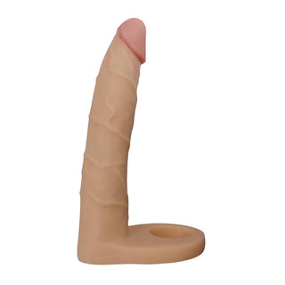 The 7 inches super soft double is upright