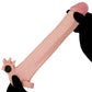 The 7.5 inches dildo extender with bullet vibrator is ultra-stretchy