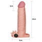 The size of the 7.5 inches dildo extender with bullet vibrator 