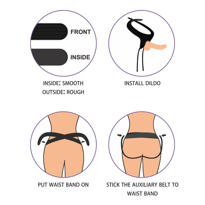 Strap On Harness | 7.5" Dildo Strap On for Sex Harness for Women
