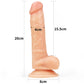 The size of the 7.5 inches dildo strap on harness for women