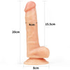 The size of the 7.5 inches dildo strap on harness for women