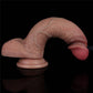 The 7.5 inches dual layered silicone cock bends ultra softly