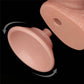 The removable suction cup of the 7.5 inches flesh sliding skin dual layer dong 