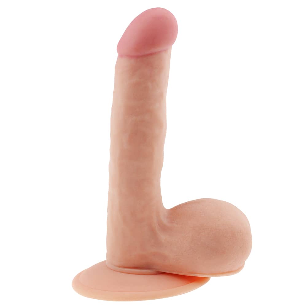 The 7.5 inches silicone soft deluxe anal douche is upright