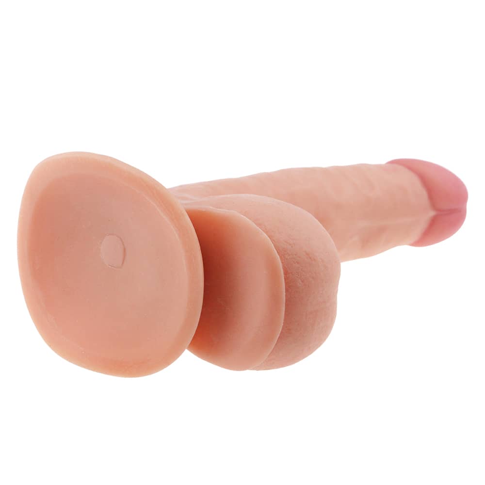 The suction cup of the 7.5 inches silicone soft deluxe anal douche