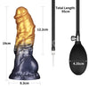 7.5'' Dual Density Silicone Inflatable Dildo