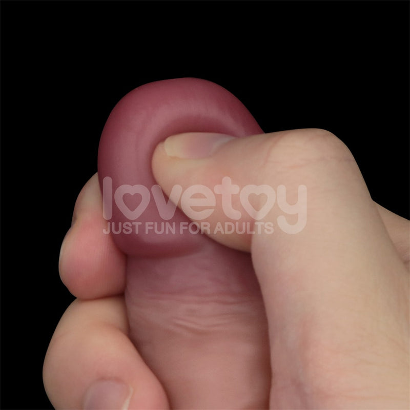 7.5'' Sliding Skin Pro II Dual Layer Silicone Dong
