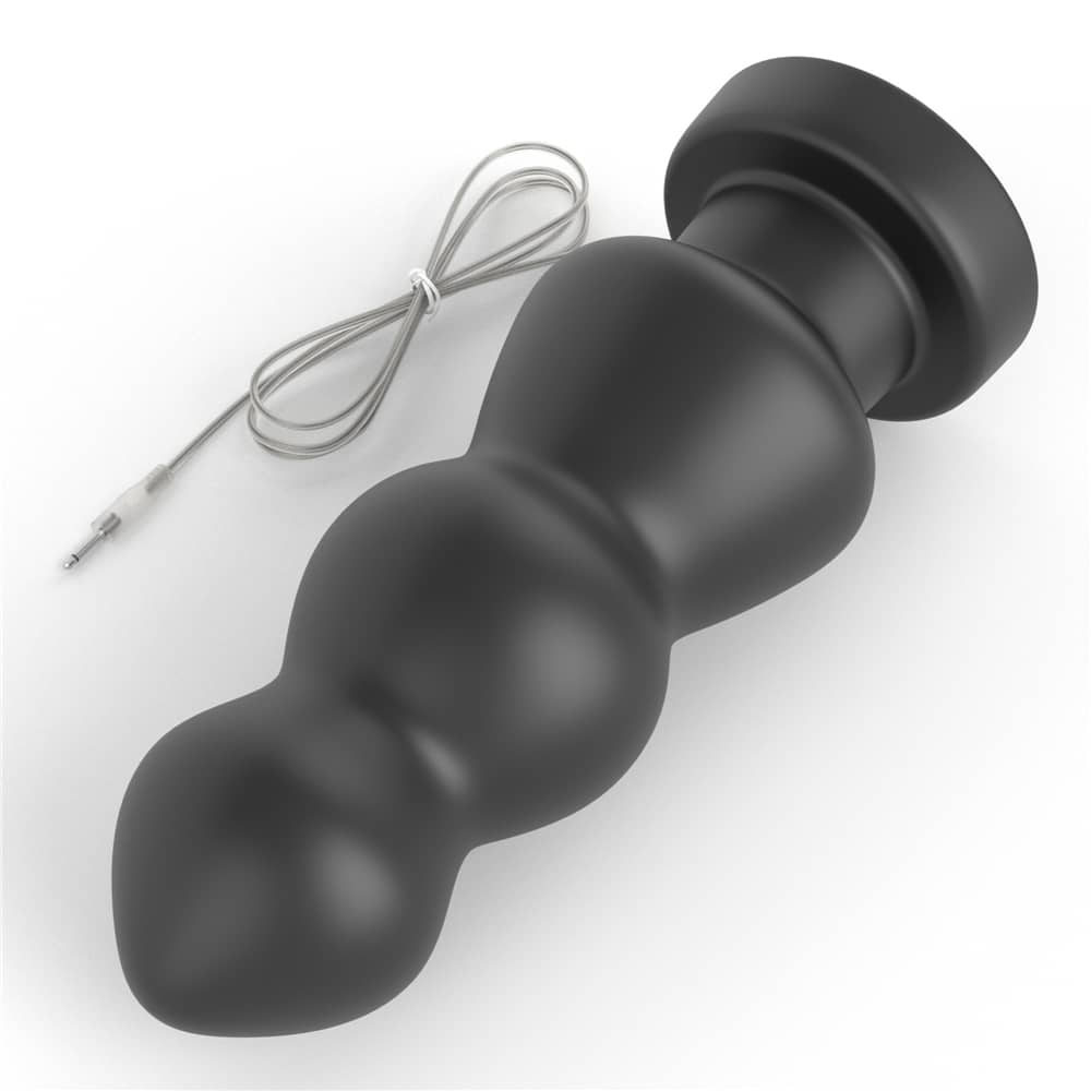 The 7.8 inches king sized vibrating anal rigger lays flat