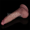 7'' Sliding Skin Pro II Dual Layer Silicone Dong
