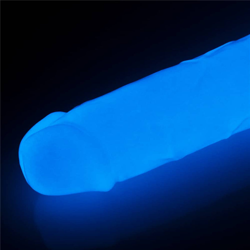 The head of the 8 inches lumino play dildo