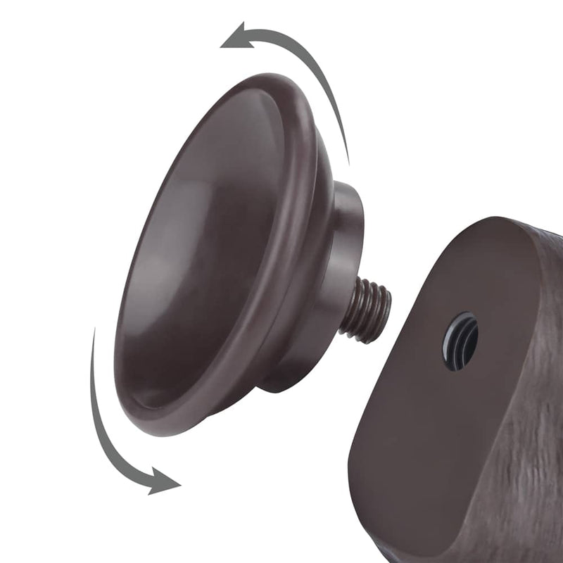 The removable suction cup of the 8 inches sliding skin dual layer dong black