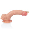 Small Dildo | 8.5'' Dual Density Platinum Silicone Cock Flesh Dildo