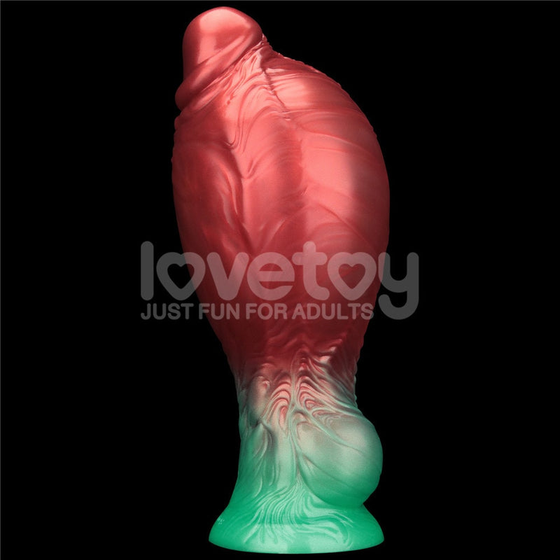 8'' Dual Density Silicone Inflatable Dildo