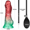 8'' Dual Density Silicone Inflatable Dildo