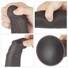 The softness of the 9 inches dual layered silicone rotator black