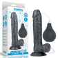 The packaging of the 9 inches squirt extreme dildo black