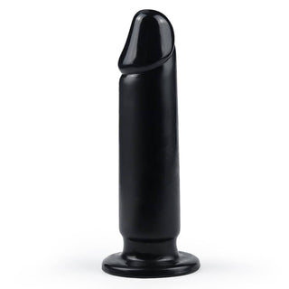 The 9.25 inches king sized anal dildo is upright