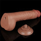 9.5'' Sliding Skin Dual Density Dildo Brown