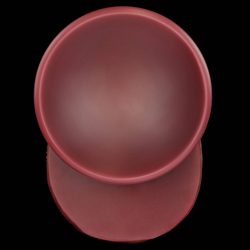 The strong suction cup of the 9.5 inches silicone realistic rope dildo