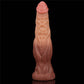  The 9.5 inches silicone realistic wolf dildo stands upright