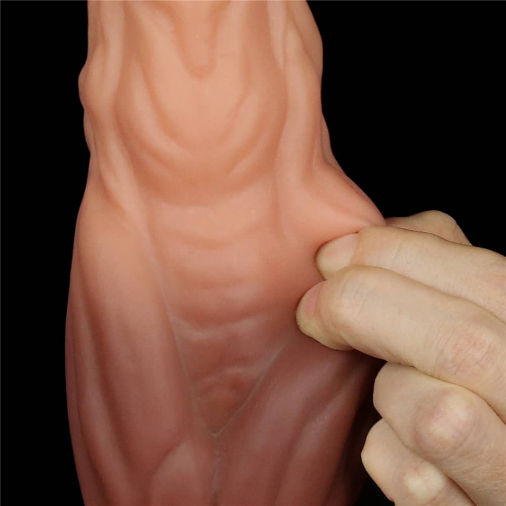 Super real feel experience with this 9.5 inches silicone realistic wolf dildo