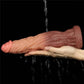 The 9.5 inches silicone realistic wolf dildo is fully washable