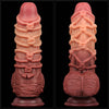 Dual Density Dildo | 9.5'' Dual Density Platinum Silicone Cock with Rope