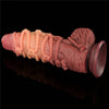 Dual Density Dildo | 9.5'' Dual Density Platinum Silicone Cock with Rope