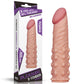 The packaging of the add 2 inches pleasure x tender flesh penis sleeve