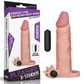 The packaging of the add 2 inches vibrating penis sleeve