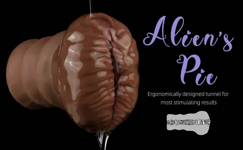 The aliens pie male masturbator with lube