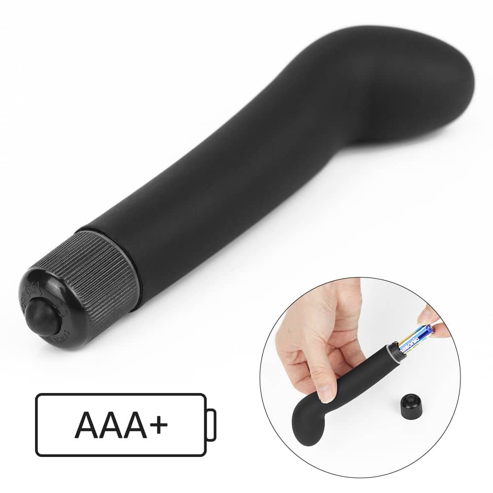 The vibrator of the bdsm bondage sets has one on-off button one vibrating mode and an AAA battery