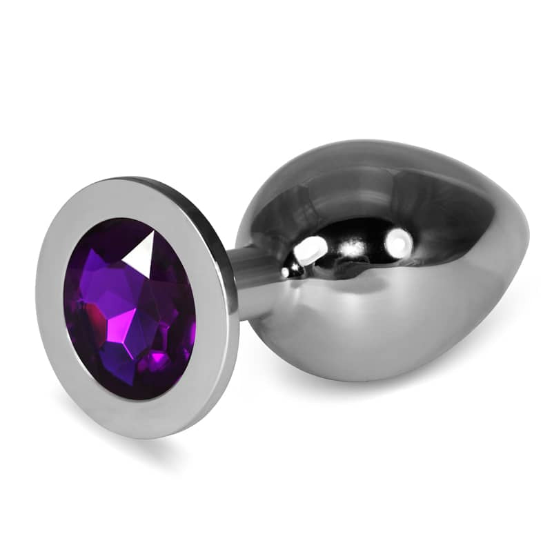 The purple classic anal butt plug trainer 