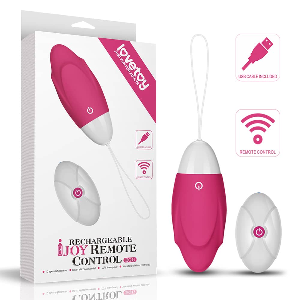 The packaging of the clitoral vibrator remote control egg