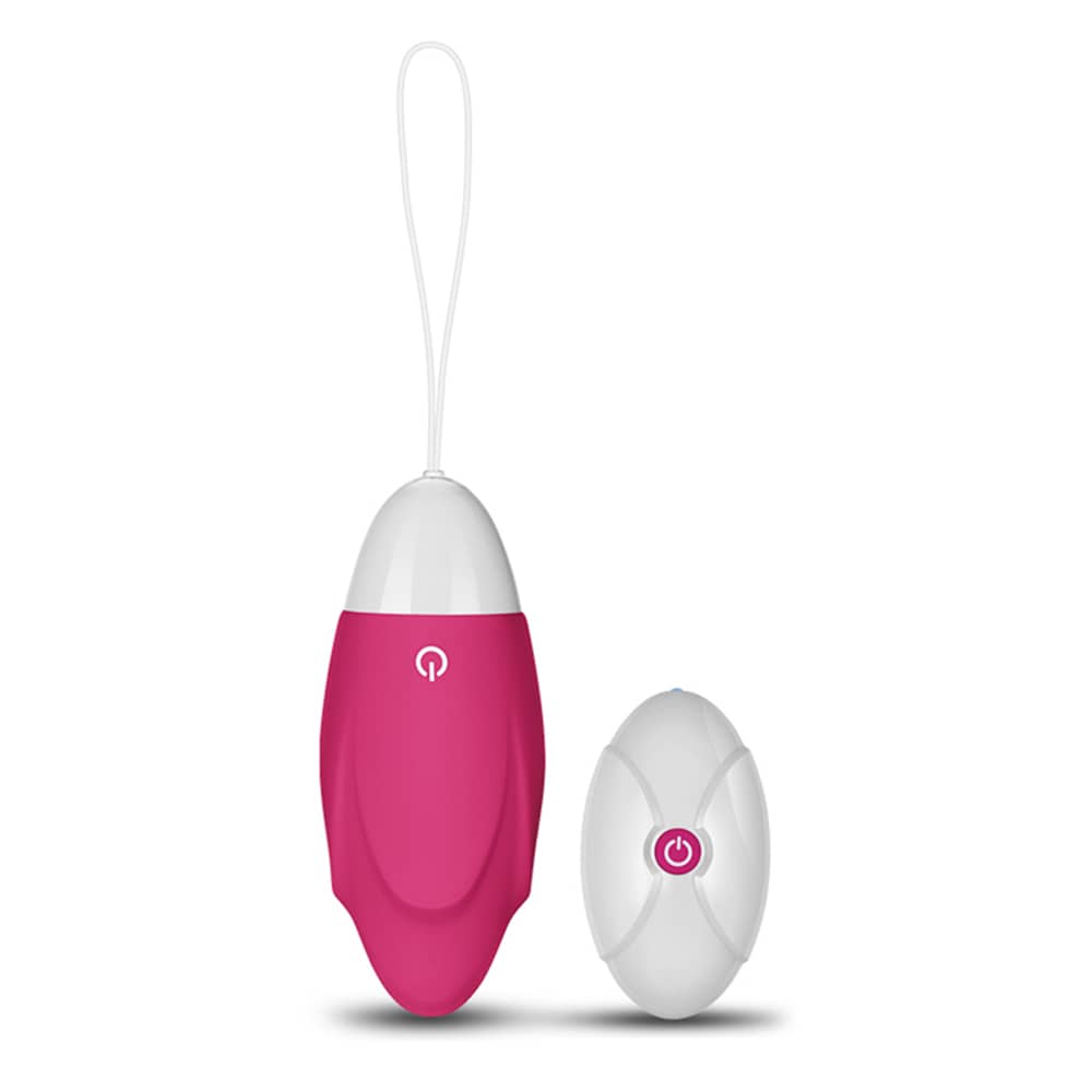 The clitoral vibrator remote control egg is upright