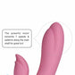 The dreamer ii rechargeable vibrator has 7 speeds & patterns vibrations