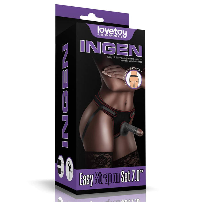 Strap On Harness | Easy Strapon Set 7.0'' Black
