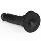 The suction cup of the dildo of the 7.5 inches black dildo easy strapon set 