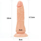 The size of the dildo of the 7.5 inches dildo easy strapon set