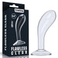 The packaging of the 6 inches flawless clear prostate butt plug