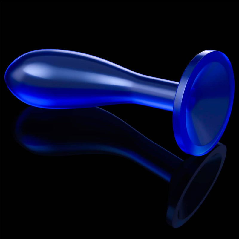 Prostate Massager | Flawless Clear Prostate Butt Plug 6.0'' Blue