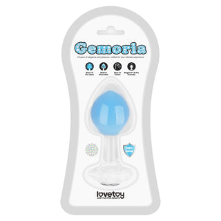 Gemoria Silicone Butt Plug (Glow-In-The-Dark)